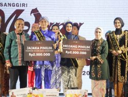 Sri Etika Permatasari dan M Agung Abdul jadi Mojang Jajaka Subang 2024