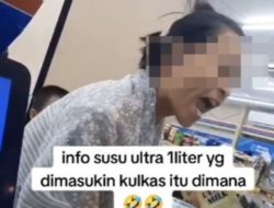 Video Viral: Emak-Emak Marah di Minimarket Karena Susu Tidak Dingin