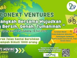 Lets Cleaning, Econext Ventures Akan Gelar Jalan Santai Pungut Sampah di Subang Kota