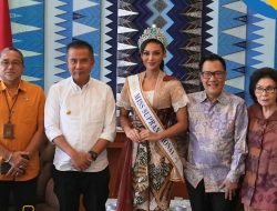 Miss Supranational 2024 Harashta Haifa Zahra Lakukan Kunjungan ke Gedung Sate