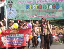 Kwarcab Subang Gelar Pesta Siaga Tingkat Jawa Barat Wilayah II Purwasukasi