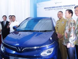 Hadir di Subang, Pabrik Mobil Listrik Vinfast Akan Produksi 500 Ribu unit Pertahun