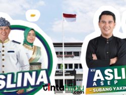 ASLINA! Duet Asep Rochman Dimyati – Lina Marliana Bakal Bersanding di Pilkada Subang