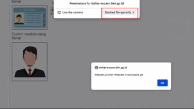 Syarat Swafoto dalam Pendaftaran CPNS 2024 dan Cara Mengatasi Error Webcam.js