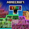 Poster kolaborasi Minecraft dan Tetris(Minecraft)