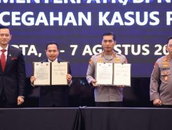 Polri dan Menteri ATR/BPN Perkuat Sinergitas Pemberantasan Mafia Tanah