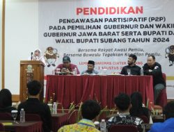Jelang Pendaftaran, Bawaslu Subang Gelar Pelatihan Pengawas Partisipatif