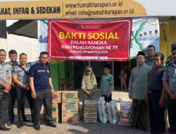Peringati Hari Pengayoman ke-79, Lapas Subang Bagikan Sembako ke Yayasan Rumah Harapan