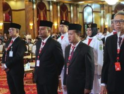 Jelang HUT RI, Pj. Bupati Subang Terima Duplikat Bendera Pusaka