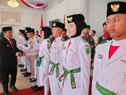 Bupati Dedi Supandi Kukuhkan 32 Paskibraka Tingkat Kabupaten Majalengka
