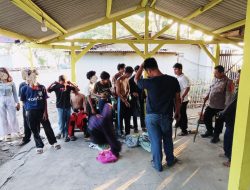 Polsek Patokbeusi Subang Amankan Belasan Murid SMP, Ditemukan 5 Sajam
