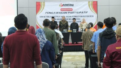 Bawaslu Subang Sosialisasi Pengawasan Partisipatif dan Netralitas Kepala Desa