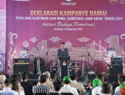 Gubernur Jabar Wujudkan Pemilihan Gubernur Jabar 2024 sebagai Pesta Demokrasi Damai dan Sportif