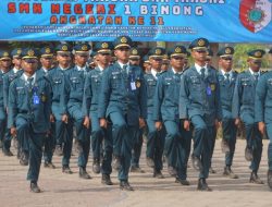Ratusan Taruna SMKN 1 Binong Subang Dilantik