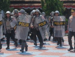 Polres Subang Gelar Latihan Pengendalian Massa Jelang Pelaksanaan Pilkada