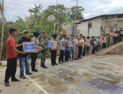 Satlantas Polres Majalengka Bagikan Ratusan Paket Bansos untuk Warga
