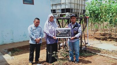Antisipasi Kekeringan, DAHANA Berikan Bantuan Sumur Bor untuk SMPN 2 Cibogo Subang