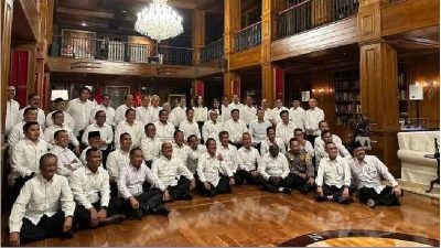 Beredar Foto Calon Menteri Kabinet Prabowo-Gibran di Hambalang Saat Pembekalan