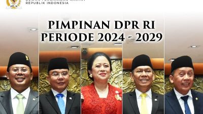 Puan Maharani Kembali Jabat Ketua DPR RI Periode 2024-2029 Didampingi Empat Wakil Ketua