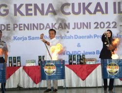 Pemprov Jabar dan Bea Cukai Musnahkan Barang Kena Cukai Ilegal Senilai Rp10,78 Miliar
