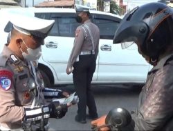 Tak Bawa Surat, Puluhan Sepeda Motor Terjaring Rajia di Cipeundeuy Subang