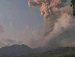 Gunung Lewotobi Laki-laki Kembali Erupsi, Masyarakat Diminta Waspada