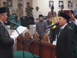 Lina Marliana Maju di Pilkada, A. Fauzi Ridwan Dilantik Jadi Anggota DPRD Subang