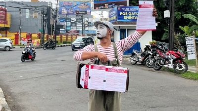 Jelang Pencoblosan, Pemuda Subang Turun ke Jalan Kampanyekan Pilkada Bersih Tanpa Politik Uang