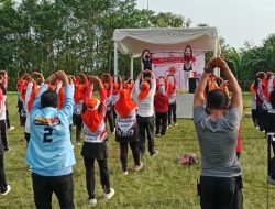 Milad ke 2, Komunitas Senam Nusantara Gelar Senam Sehat di Sagalaherang Subang