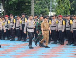 Jelang Pencoblosan, Ratusan Personel Polres Majalengka Diterjunkan untuk Pengamanan Pilkada