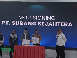 Sambut KEK, PT Subang Sejahtera Tandatangani MoU dengan BUMDES