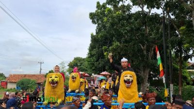 Milangkala ka-44 Sukamelang Subang, Ribuan Warga Tumplek ke Jalanan
