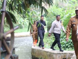 Wamendagri Tinjau Irigasi Peninggalan Belanda di Curug Agung Subang
