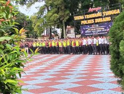 Sebanyak 977 Personil Gabungan Siap Amankan Natal dan Tahun Baru 2025,