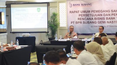 Pj. Bupati Subang Dorong PT. BPR Gemi Nastiti Rangkul Pelaku UMKM