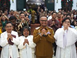 Tinjau Perayaan Misa Natal, Pj Bupati Subang Ajak Rawat Kerukunan dan Toleransi