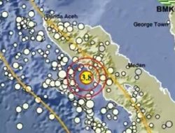 Gempa M6,2 Guncang Aceh Selatan, Tidak Berpotensi Tsunami