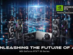 MSI Perkenalkan Jajaran Kartu Grafis RTX 50 Series di CES 2025