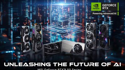 MSI Perkenalkan Jajaran Kartu Grafis RTX 50 Series di CES 2025