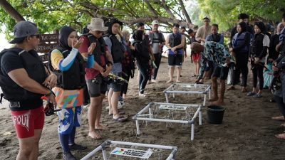 Pertamina Hulu Indonesia Lakukan Pelestarian Terumbu Karang di Perairan Bangsring Banyuwangi