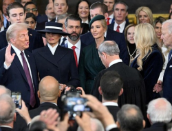 Inilah Sejumlah Poin Pidato Donald Trump Saat Dilantik Kembali Menjadi Presiden AS