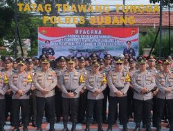 Berkah Awal Tahun, Ratusan Personel Polres Subang Naik Pangkat