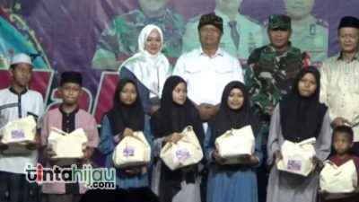 Pemcam Ciasem Subang Ajak Anak Yatim Bahagia di Malam Tahun Baru