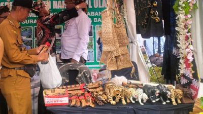 LPNU Subang Tawarkan Kerajinan Kria Sunda di Hari Desa Nasional