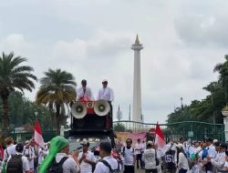 Ratusan Dosen ASN Gelar Aksi di Monas, Desak Pemerintah Cairkan Tukin