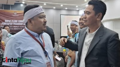 Hadir di Pleno Penetapan, Mantan Cabup Subang ARD Optimistis Reynaldy Bisa!