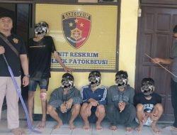 Kembali Berulah, Polsek Patokbeusi Subang Kembali Borgol Genk Motor Pelajar