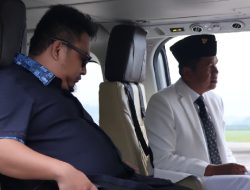 Ikuti Retret, Bupati Subang Bersama Gubernur Terbang ke Magelang Naik Helikopter
