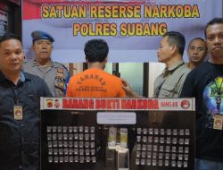Kantongi Belasan Paket Sabu, Warga Kalijati Subang Diseret ke Jeruji Besi