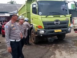 Jelang Arus Mudik Lebaran, Satlantas Polres Subang Gencarkan Razia Truk ODOL